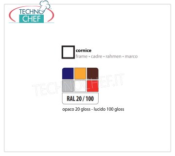 Rahmen in RAL-Farben lackiert Rahmen mit Glashalter, lackiert in matten RAL-Farben 20 Glanz, Maße 600x600x7h mm