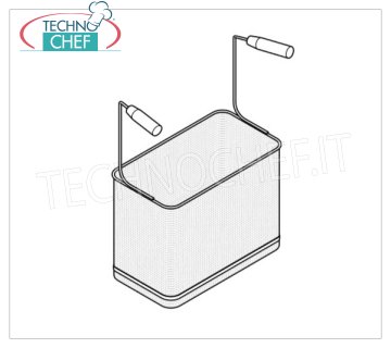 TECHNOCHEF - 1/3 Korb für Nudelkocher, Mod.CS1/3 1/3 Korb, Abm. 290 x 105 x 200 mm, für Nudelkocher der Serie 700.