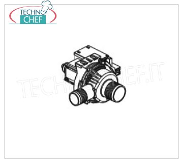 TECHNOCHEF - Ablaufpumpe 32W eingebaut 32-W-Abflusspumpe für Geschirrspüler mit anhebbarer Haube