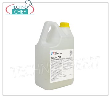 Desinfektionsmittel mit Wasserstoffperoxid - Tank 5 lt Mehrflächiges Desinfektionsmittel mit Wasserstoffperoxid, angenehm duftend, geeignet für die Verwendung in HACCP - 5 lt Dose.