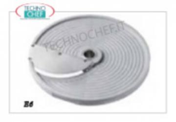 Gemüseschneidescheibe für Scheiben 6 mm, Klingenplatte