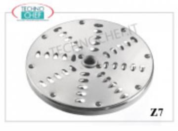 Julienne Gemüseschneidscheibe mit 7 mm Löchern