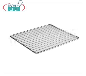 Technochef - Griglie Gastro-norm 2/3 Edelstahl, cm 35,3x32,5 Gastro-Normgrill 2/3 Edelstahl 18/10, Abm. 353 x 325 mm