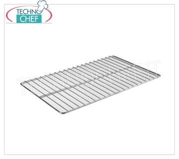 Technochef - Gebäckgrills aus Edelstahl, 60x40 cm, mod. GR6040AI Gebäckgrill aus Edelstahl 18/10, Abm. mm. 600 x 400, für Kühlschränke und Backöfen