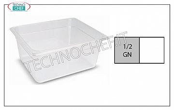 Gastro-Norm 1/2 Polypropylen-Schalen Gastro-Norm 1/2 Behälter aus Polypropylen, dim