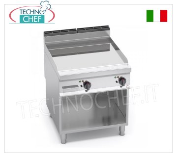 ELEKTRISCHE GRILLPLATTE mit GLATTER Verbundplatte, Mod. E9FL8M-2/CPD