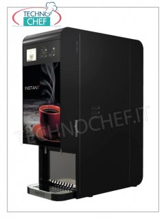 TECHNOCHEF - Heißgetränkeautomaten Heißgetränkeautomat mit 1 Auswahl mit Display und elektronisch löslichem Dosier- und Wasserregelsystem zur Verwendung mit kleinen und großen Bechern. Ausgestattet mit Spülgang für Waschmischer. Abmessungen mm: 200x330x570h