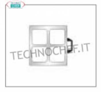 Feste Form für Siegelmaschinen Feste Form mit 4 FOOTPRINTS für die Modelle JPTSM105-R / JPTSS105-R