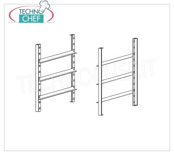 TECHNOCHEF - Tray Holder Kit, Mod.KTT1 Tabletthalter-Kit für Backofenhalter START 4-44BIG / 6-66 BIG L