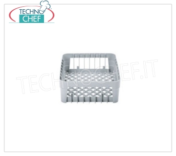 Quadratischer Korb für Gläserspüler cm 40x40