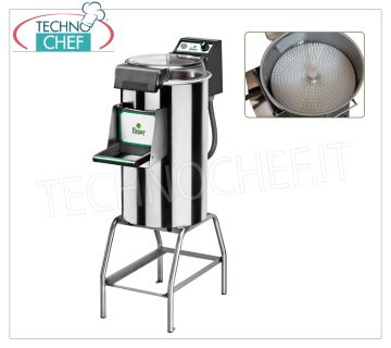 FIMAR - Technochef, Professionelle Muschelwaschmaschine auf Ständer, Tragkraft 10/18 kg, Mod. LCF/18