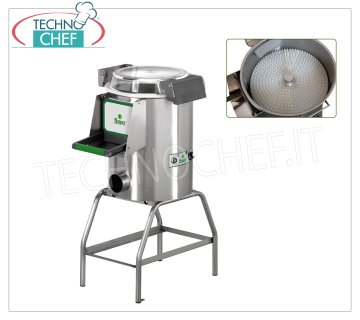 FIMAR - Technochef, Professionelle Muschelwaschmaschine auf Ständer, Tragkraft 3/5 kg, Mod. LCF/5