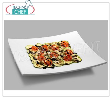 Technochef - MELAMINE SQUARE PLATE Quadratische Platte in Melamin, dim.mm.310x310x40h