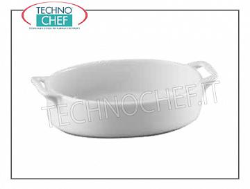 Keramik Porzellan PAN OVAL HENKEL, cm.15x11,3, h.4,7, Marke MPS PORZELLAN SARONNO - Erhältlich in Packungen mit 4 Stück