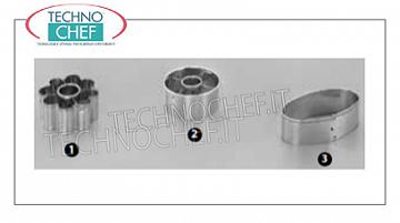 Metallformen für Backwaren Forimine Schneider tin glatte Jakobsmuschel, 7 cm Durchmesser