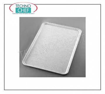 SB-Tabletts aus Polyester Rechteckiges Tablett aus grauem Polyester, cm.53x32.5