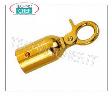 Goldener Haken zum Abgrenzen von Schnüren