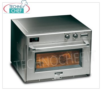 PANASONIC-mod. NE 2140, Professioneller Mikrowellenherd, Kammer für GN 1/1 Tabletts - MANUELLE Steuerung, 2100 W Professioneller PANASONIC-Mikrowellenherd mit MANUELLER Steuerung, Garraum mm 565x330x250h, geeignet für 2 Tabletts GN 1/1, Leistung W 2100, 4 Magnetrons mit 525 W, V.400/3, Kw 3,65, Gewicht 54 Kg, Abm .mm 650x526x471h