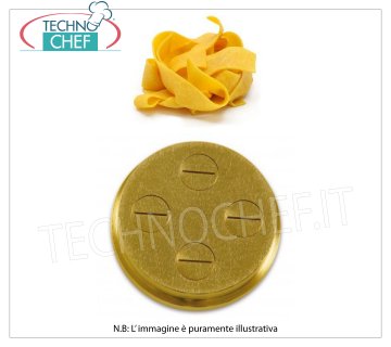 Technochef - Die Pappardelle 15 mm Bronze Matrize für Pappardelle 15 mm