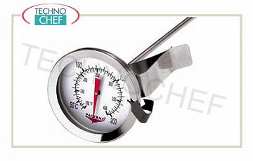 Thermometer Stift Thermometersonde für Braten, Bereich von + 38 ° bis + 205 ° C, 10 ° C Teilung, Durchmesser 5 cm dial