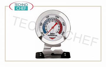 Thermometer Stift Thermometer für Ofen, Edelstahl, Bereich von + 38 ° bis + 316 ° C, 10 ° C Teilung, Durchmesser 7 cm dial