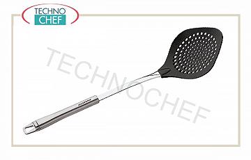 Serie 48278 mit Edelstahl-Griff Skimmer für nonstick, 35,5 cm lang, Edelstahl Griff