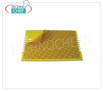 Technochef - Packung mit 6 Stück Klebeplatten für FT40-FT80