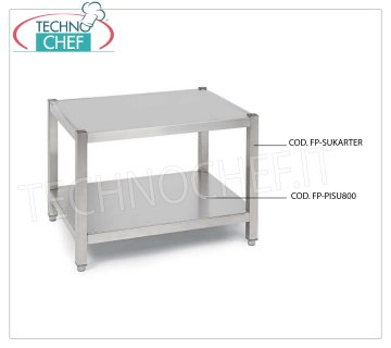 Technochef - Unterstützung zum Platzieren von 2 Brennern Halterung für die Platzierung von 2 Öfen Cod. FA-FO4PSKARTER