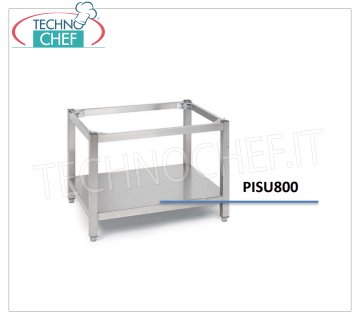 Technochef - Unteres Edelstahlregal für Herdhalterung