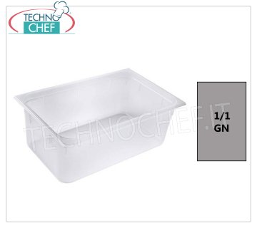 GN 1/1 Gastronorm-Behälter aus Polypropylen Gastronormbehälter 1/1 aus Polypropylen, Abm. 530 x 325 x 65 mm