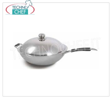 TECHNOCHEF - AISI 304 WOK-Pfanne, Mod. PW36