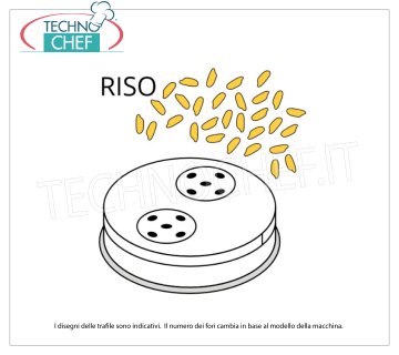 Technochef - RICE STEMPEL in MESSING-BRONZE-LEGIERUNG