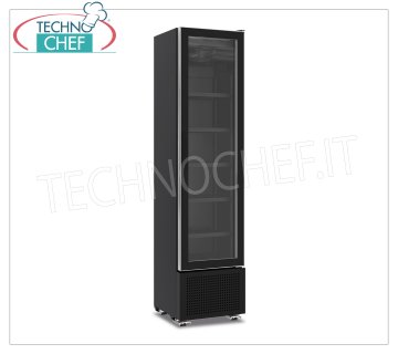 Kühlvitrine für Getränke, 1 Tür, belüftet, Temp.+1°/+9°C, 203 l, Klasse E – BREITE 45 cm