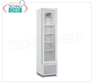 Kühlvitrine für Getränke, 1 Tür, belüftet, Temp.+1°/+9°C, 203 l, Klasse E – BREITE 45 cm