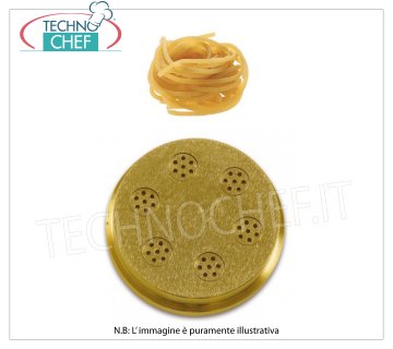 Technochef - Spaghetti Die 1,9 mm Bronzestempel für Spaghetti 1,9 mm