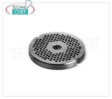 Edelstahlform mit Löchern Ø 3,5 mm, für FLEISCHWOLF Typ 32