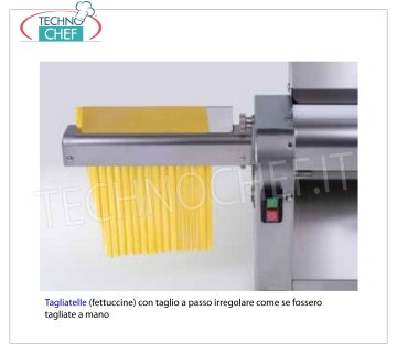 BLATTSCHNEIDER SCHNITTBREITE 6,5 MM. - FETTUCCINE Nudelschneider mit 6,5 mm Schnittbreite - FETTUCCINE