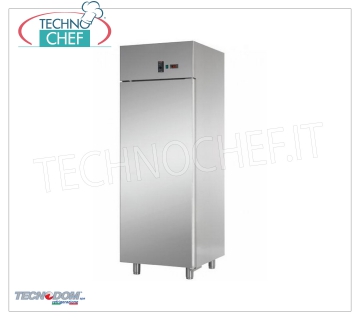 TECNODOM - Kühlschrank mit 1 Tür, lt.700, PASTRY, Professional, belüftet, Mod AF07EKOMTNPS 1-türiger Kühlschrankschrank, Marke TECNODOM, mit Edelstahlstruktur, Fassungsvermögen 700 Liter, Betriebstemperatur 0 ° / + 10 ° C, belüftete Kühlung, PASTRY-Schalen 600 x 400 mm, V.230 / 1, Kw.0,385, Gewicht 120 kg, Abm.mm.710x800x2030h