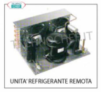 Hermetische Fernkühlgeräte Einphasige hermetische Fernkühlgeräte V.230 / 1, für mod. SALINA 80 1040 mm lang
