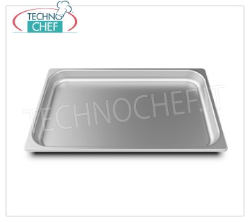 SPIDOCOOK - Teglia GN 1/1 Inox, H 40 mm, Mod.TG815