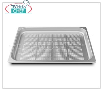SPIDOCOOK - GN 1/1 perforiertes Edelstahlblech, H 40 mm, Mod.TG820