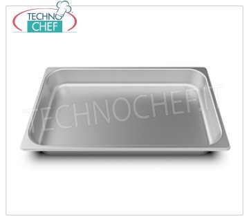 SPIDOCOOK - Teglia GN 1/1 Inox, H 65 mm, Mod.TG825