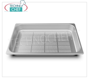 SPIDOCOOK - GN 1/1 perforiertes Edelstahlblech, H 65 mm, Mod.TG830