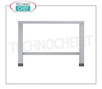 Unterstützung für die Überlagerung von Edelstahlöfen auf Beinen mit unterer Ablage Unterstützung für überlappende 430 Edelstahlöfen, auf Beinen mit unterer Ablage für Mod: TK-EKF311; TK-EKF364; TK-EKF411 und TK-EKF464, Gewicht Kg.45, Abmessung mm.785x670x541h