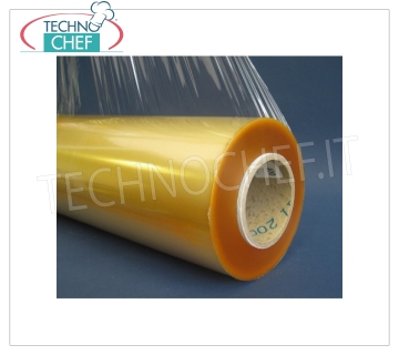 Transparente Folienrolle für Verpackungsmaschinen VITAFILM-transparente Folie in Rollen zu 1500 mt, Breite 500 mm, Gewicht 13 kg